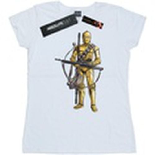 Camiseta manga larga Star Wars The Rise Of Skywalker C-3PO Chewbacca Bow Caster para mujer - Star Wars: The Rise Of Skywalker - Modalova