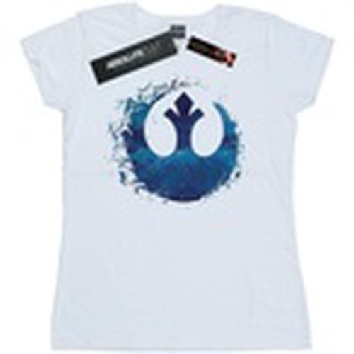 Camiseta manga larga Star Wars The Rise Of Skywalker Resistance Symbol Wave para mujer - Star Wars: The Rise Of Skywalker - Modalova