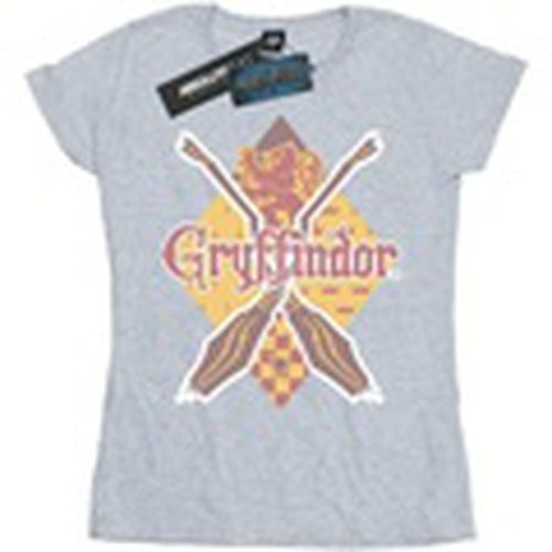 Camiseta manga larga Gryffindor Lozenge para mujer - Harry Potter - Modalova