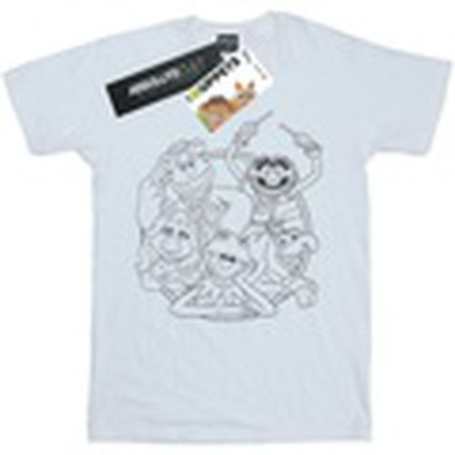 Camiseta manga larga The Muppets Group Line Art para hombre - Disney - Modalova