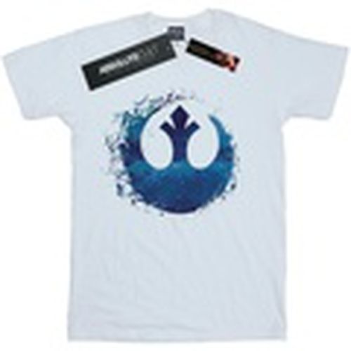 Camiseta manga larga Star Wars The Rise Of Skywalker Resistance Symbol Wave para hombre - Star Wars: The Rise Of Skywalker - Modalova