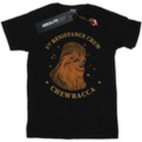 Camiseta manga larga Star Wars The Rise Of Skywalker Chewbacca First Resistance Crew para hombre - Star Wars: The Rise Of Skywalker - Modalova