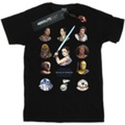 Camiseta manga larga Star Wars The Rise Of Skywalker Resistance Character Line Up para hombre - Star Wars: The Rise Of Skywalker - Modalova