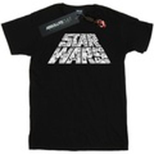 Camiseta manga larga Trooper Filled Logo para hombre - Star Wars: The Rise Of Skywalker - Modalova