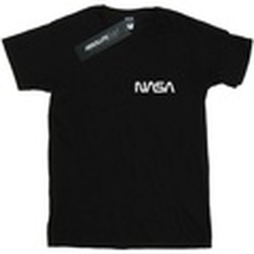 Camiseta manga larga Modern Logo Chest para hombre - Nasa - Modalova