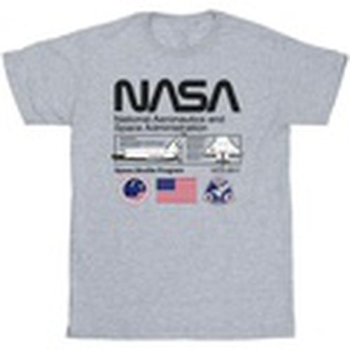 Camiseta manga larga Space Admin para hombre - Nasa - Modalova