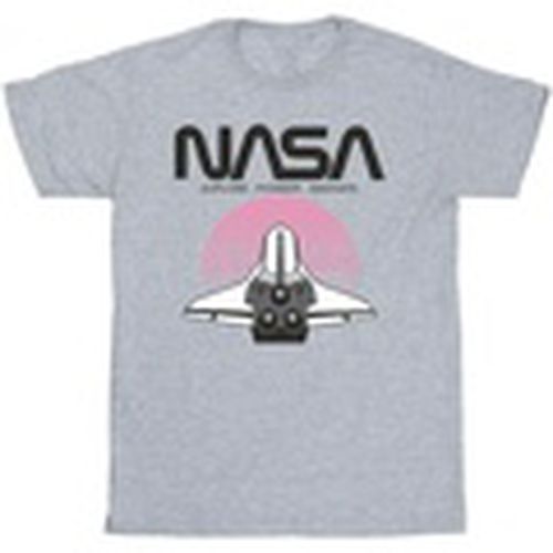 Camiseta manga larga Space Shuttle Sunset para hombre - Nasa - Modalova