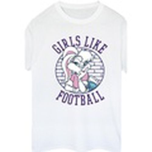 Camiseta manga larga Lola Bunny Girls Like Football para mujer - Dessins Animés - Modalova