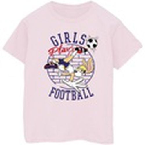 Camiseta manga larga Girls Play Football para mujer - Dessins Animés - Modalova