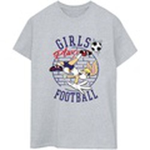 Camiseta manga larga Girls Play Football para mujer - Dessins Animés - Modalova