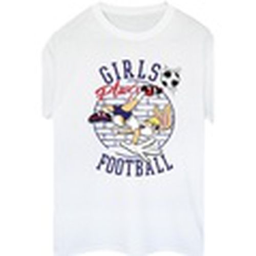 Camiseta manga larga Girls Play Football para mujer - Dessins Animés - Modalova