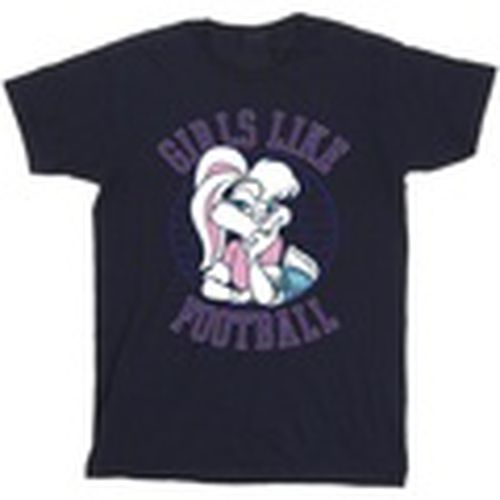 Camiseta manga larga Lola Bunny Girls Like Football para hombre - Dessins Animés - Modalova