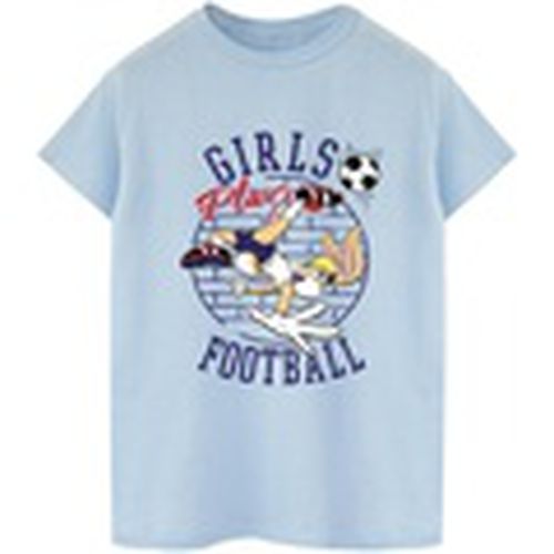 Camiseta manga larga Lola Bunny Girls Play Football para hombre - Dessins Animés - Modalova