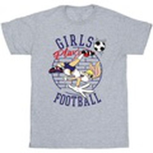 Camiseta manga larga Girls Play Football para hombre - Dessins Animés - Modalova