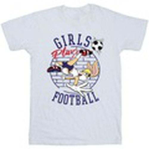 Camiseta manga larga Girls Play Football para hombre - Dessins Animés - Modalova