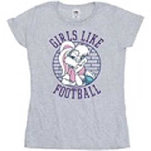 Camiseta manga larga Lola Bunny Girls Like Football para mujer - Dessins Animés - Modalova