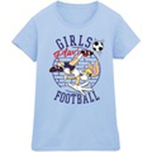 Camiseta manga larga Girls Play Football para mujer - Dessins Animés - Modalova