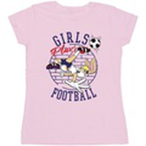 Camiseta manga larga Lola Bunny Girls Play Football para mujer - Dessins Animés - Modalova
