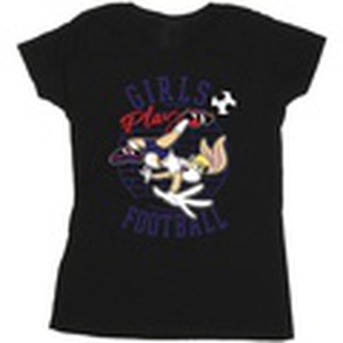 Camiseta manga larga Girls Play Football para mujer - Dessins Animés - Modalova