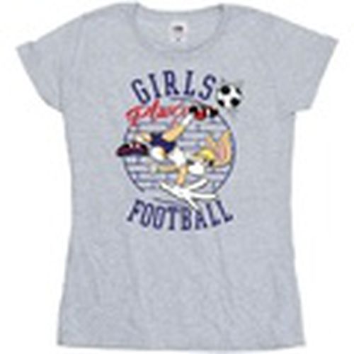 Camiseta manga larga Girls Play Football para mujer - Dessins Animés - Modalova