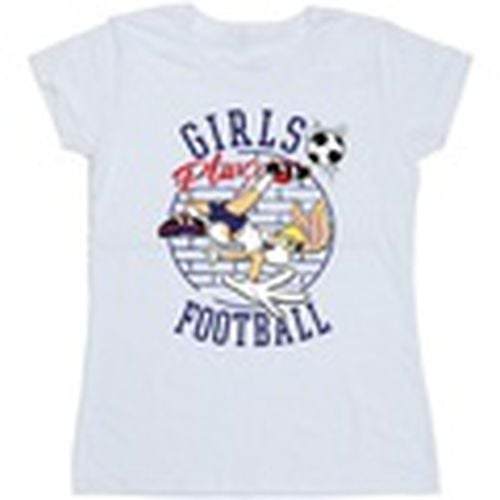 Camiseta manga larga Girls Play Football para mujer - Dessins Animés - Modalova