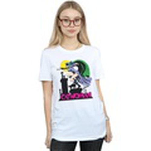 Camiseta manga larga Catwoman Text Logo para mujer - Dc Comics - Modalova