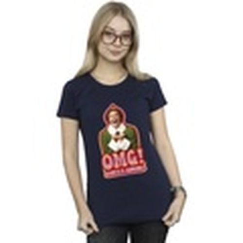 Camiseta Santa's Coming para mujer - Elf - Modalova