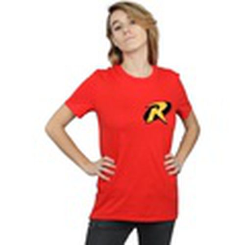 Camiseta manga larga Batman Robin Logo para mujer - Dc Comics - Modalova