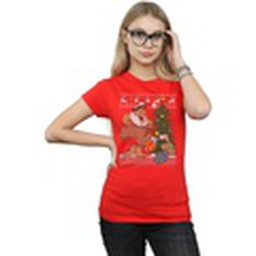 Camiseta manga larga BI20320 para mujer - The Flintstones - Modalova