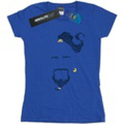 Camiseta manga larga Aladdin Movie Genie Blue Face para mujer - Disney - Modalova