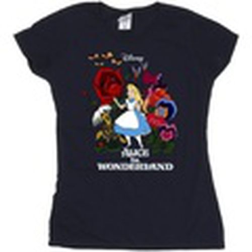 Camiseta manga larga Alice In Wonderland Flowers para mujer - Disney - Modalova