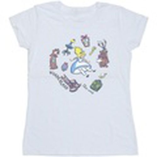 Camiseta manga larga Alice In Wonderland Falling para mujer - Disney - Modalova