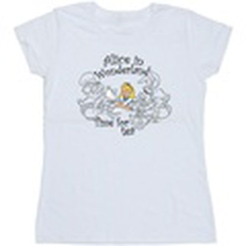 Camiseta manga larga Alice In Wonderland Time For Tea para mujer - Disney - Modalova