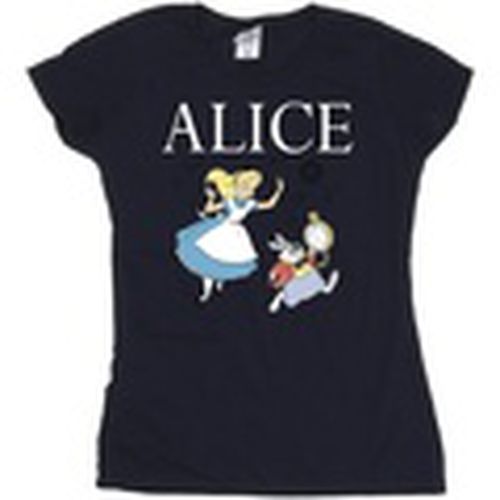 Camiseta manga larga Alice In Wonderland Follow The Rabbit para mujer - Disney - Modalova