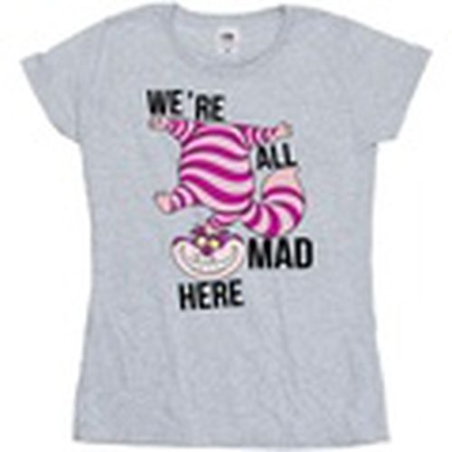 Camiseta manga larga Alice In Wonderland All Mad Here para mujer - Disney - Modalova