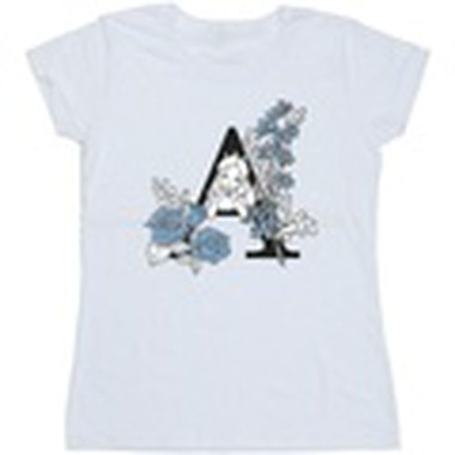 Camiseta manga larga Alice In Wonderland Letter A para mujer - Disney - Modalova