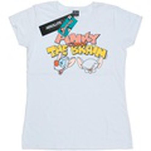 Camiseta manga larga Pinky And The Brain Heads para mujer - Animaniacs - Modalova