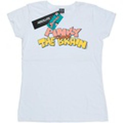 Camiseta manga larga Pinky And The Brain Logo para mujer - Animaniacs - Modalova