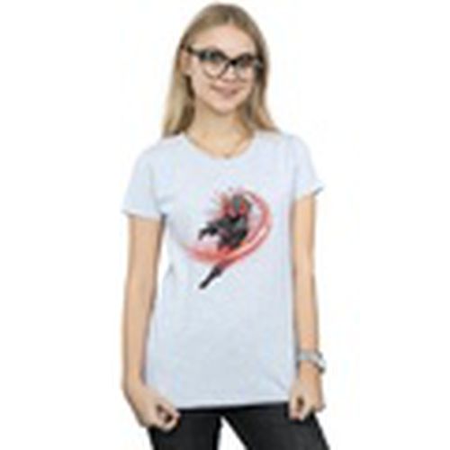 Camiseta manga larga Aquaman Black Manta Flash para mujer - Dc Comics - Modalova