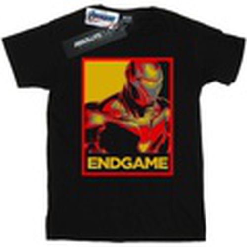 Camiseta manga larga Avengers Endgame Iron Man Poster para hombre - Marvel - Modalova