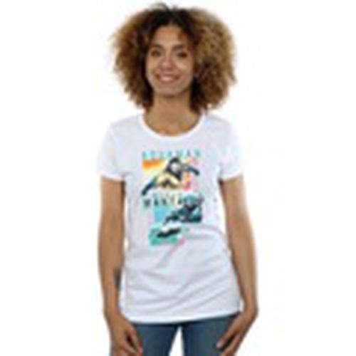 Camiseta manga larga Aquaman Character Tiles para mujer - Dc Comics - Modalova