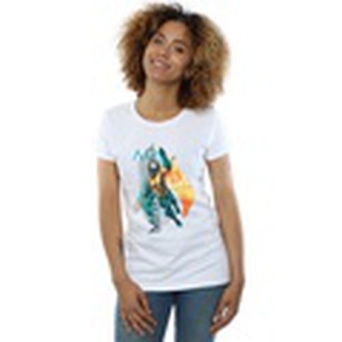 Camiseta manga larga Aquaman Tropical Icon para mujer - Dc Comics - Modalova