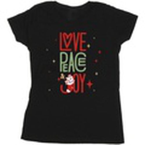 Camiseta manga larga The Aristocats Love Peace Joy para mujer - Disney - Modalova