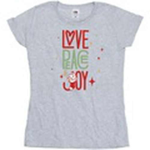 Camiseta manga larga The Aristocats Love Peace Joy para mujer - Disney - Modalova