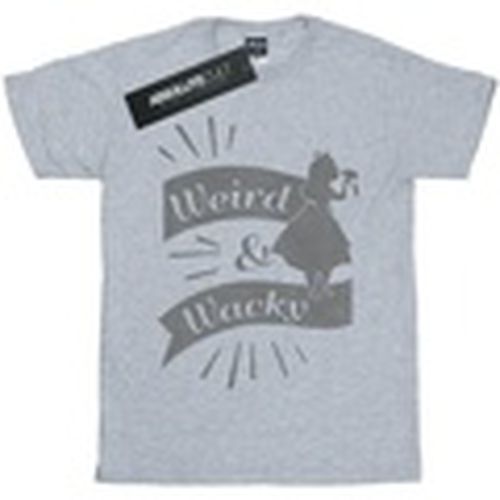Camiseta manga larga Alice In Wonderland Weird And Wacky para mujer - Disney - Modalova