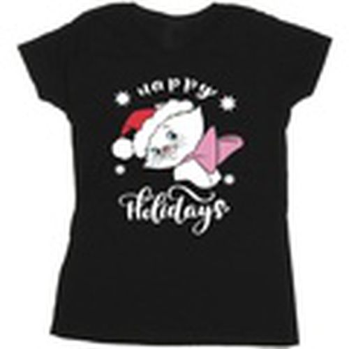 Camiseta manga larga The Aristocats Happy Holidays para mujer - Disney - Modalova