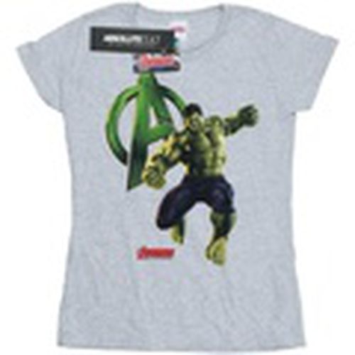 Camiseta manga larga Hulk Pose para mujer - Marvel - Modalova