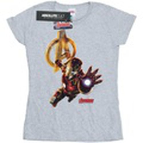 Camiseta manga larga Iron Man Pose para mujer - Marvel - Modalova