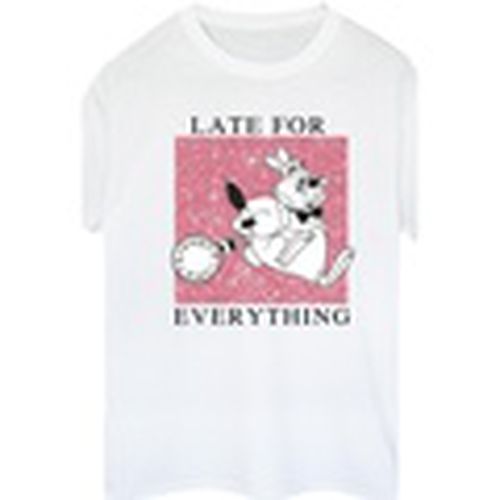 Camiseta manga larga Alice In Wonderland White Rabbit para mujer - Disney - Modalova