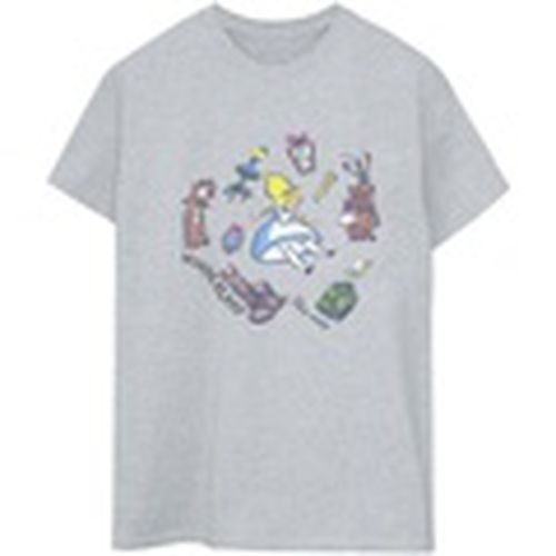 Camiseta manga larga Alice In Wonderland Falling para mujer - Disney - Modalova